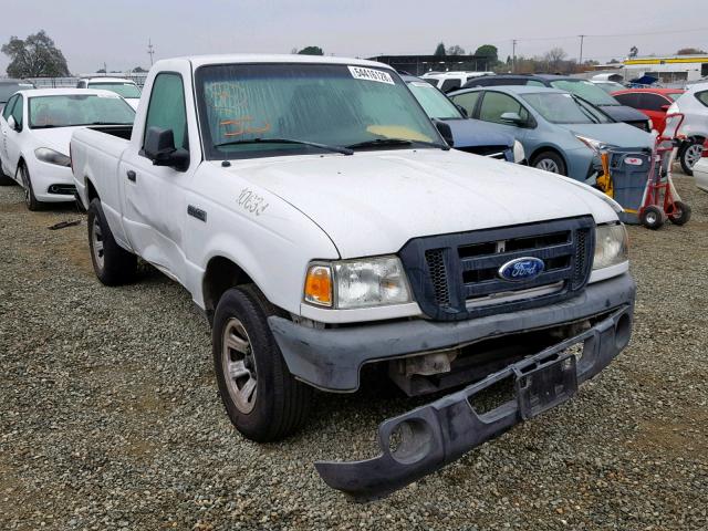 1FTYR10D29PA16691 - 2009 FORD RANGER WHITE photo 1