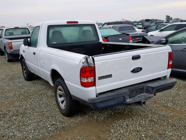 1FTYR10D29PA16691 - 2009 FORD RANGER WHITE photo 3