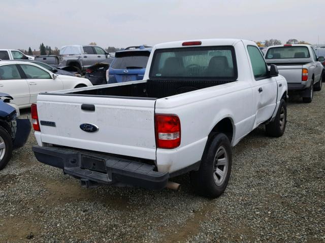 1FTYR10D29PA16691 - 2009 FORD RANGER WHITE photo 4