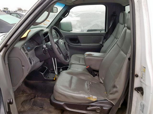 1FTYR10D29PA16691 - 2009 FORD RANGER WHITE photo 5