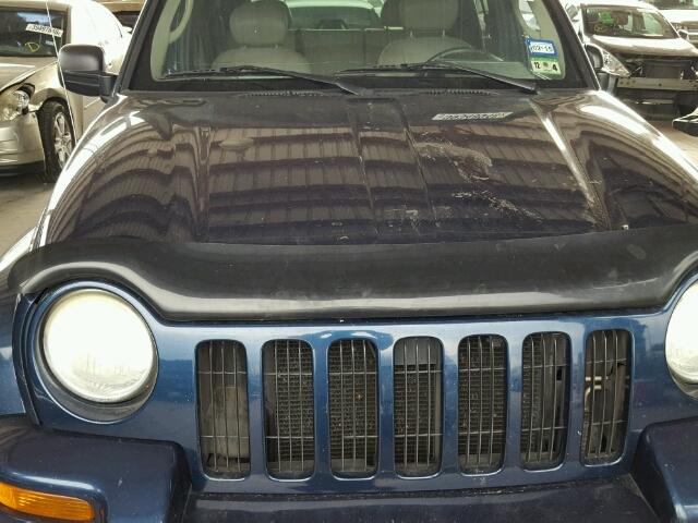 1J4GK58K43W507863 - 2003 JEEP LIBERTY LI BLUE photo 9