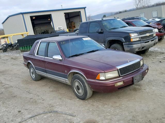 3C3XA5639LT041457 - 1990 CHRYSLER LEBARON LA BURGUNDY photo 1