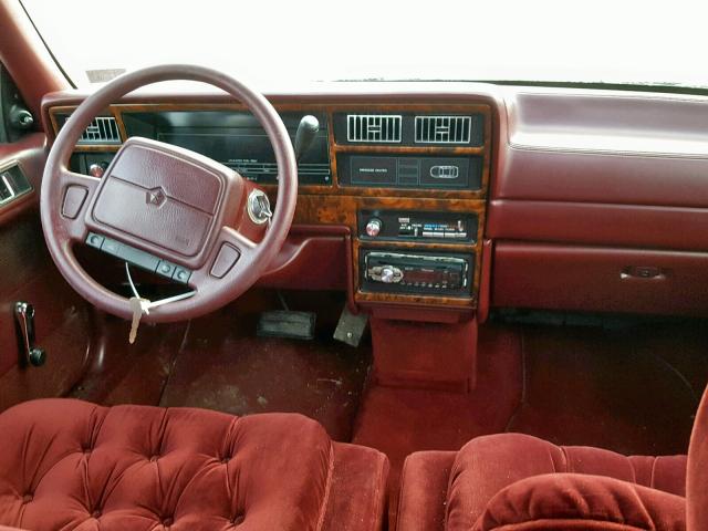 3C3XA5639LT041457 - 1990 CHRYSLER LEBARON LA BURGUNDY photo 10