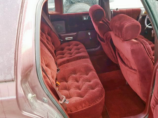 3C3XA5639LT041457 - 1990 CHRYSLER LEBARON LA BURGUNDY photo 6