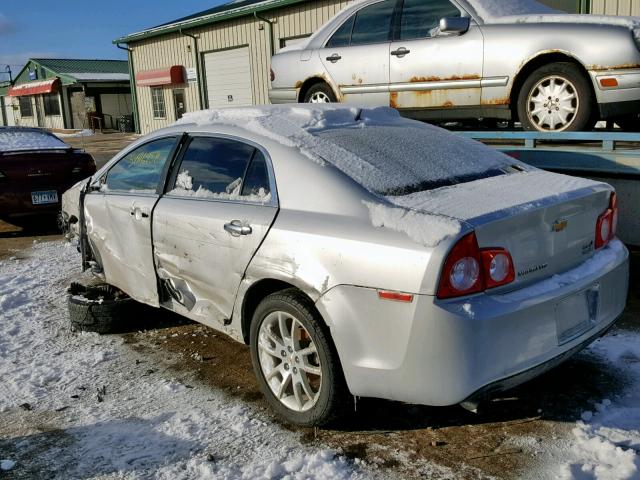 1G1ZE5E77BF310067 - 2011 CHEVROLET MALIBU LTZ ვერცხლისფერი ფოტო 3