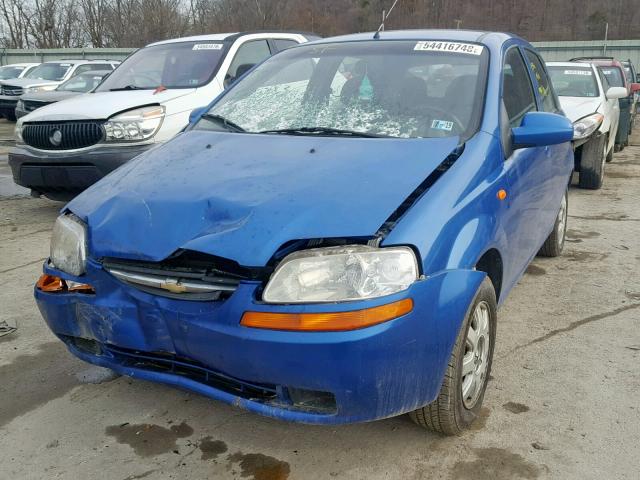 KL1TJ62634B209104 - 2004 CHEVROLET AVEO LS BLUE photo 2