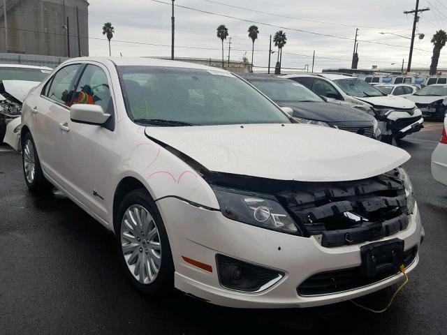 3FADP0L36AR431680 - 2010 FORD FUSION HYB WHITE photo 1