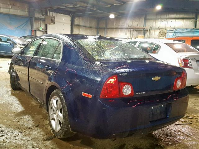 1G1ZB5E08CF322774 - 2012 CHEVROLET MALIBU LS BLUE photo 3