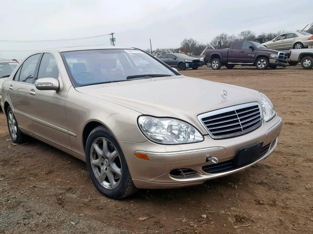 WDBNG83JX3A368574 - 2003 MERCEDES-BENZ S 430 4MAT TAN photo 1