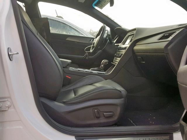 5NPE34ABXHH470278 - 2017 HYUNDAI SONATA SPO WHITE photo 5