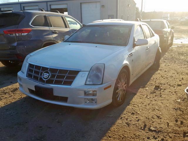 1G6DW67V480124310 - 2008 CADILLAC STS WHITE photo 2