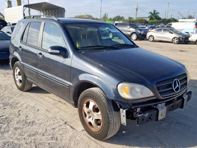 4JGAB57E95A528260 - 2005 MERCEDES-BENZ ML350 BLACK photo 1