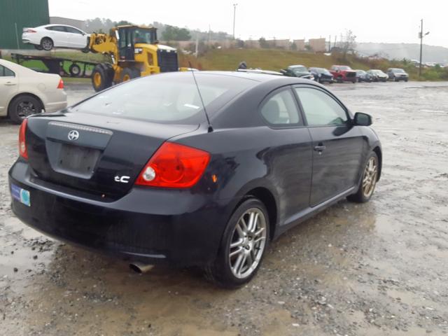 JTKDE177150063314 - 2005 TOYOTA SCION TC შავი ფოტო 4