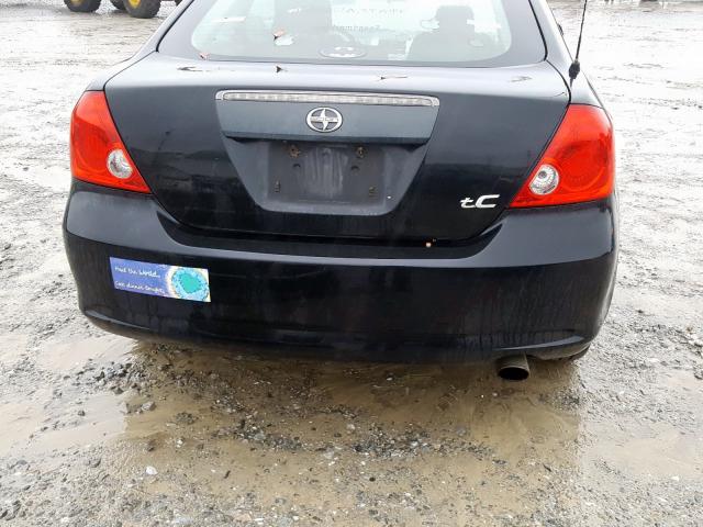 JTKDE177150063314 - 2005 TOYOTA SCION TC შავი ფოტო 9