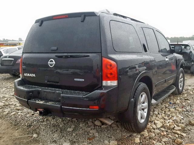 5N1BA0ND0EN609399 - 2014 NISSAN ARMADA SV BLACK photo 4