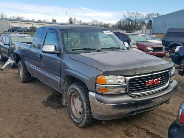 2GTEK19T7X1569199 - 1999 GMC NEW SIERRA GRAY photo 1