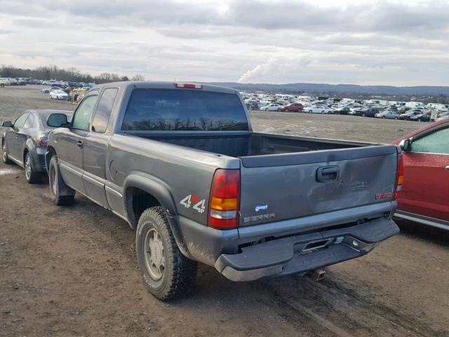 2GTEK19T7X1569199 - 1999 GMC NEW SIERRA GRAY photo 3