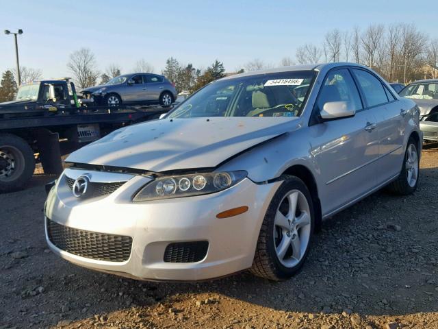 1YVHP80D765M54610 - 2006 MAZDA 6 S SILVER photo 2