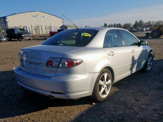 1YVHP80D765M54610 - 2006 MAZDA 6 S SILVER photo 4