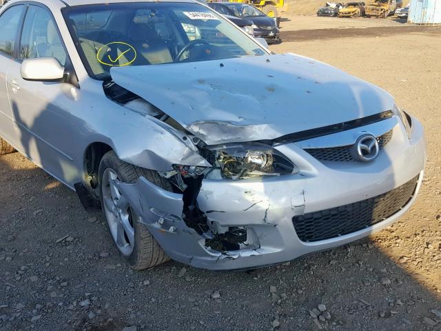 1YVHP80D765M54610 - 2006 MAZDA 6 S SILVER photo 9