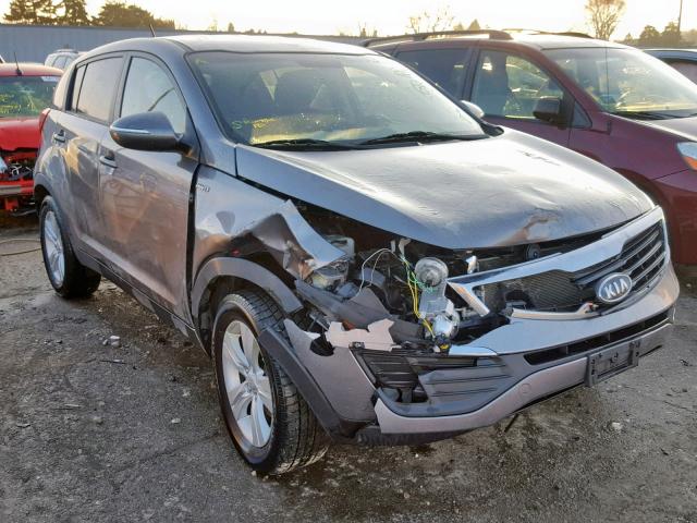 KNDPBCA27C7283566 - 2012 KIA SPORTAGE L SILVER photo 1