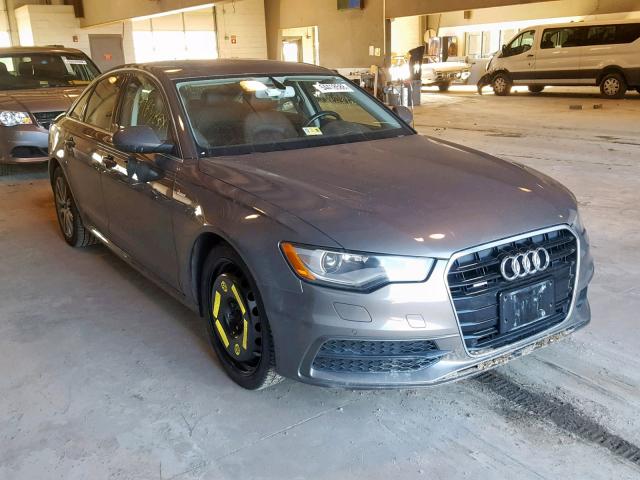 WAUHGAFC4DN128978 - 2013 AUDI A6 PRESTIG GRAY photo 1