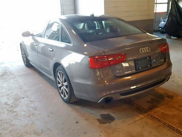 WAUHGAFC4DN128978 - 2013 AUDI A6 PRESTIG GRAY photo 3