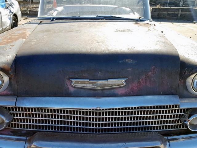 A58S268899 - 1958 CHEVROLET DEL RAY BLUE photo 7