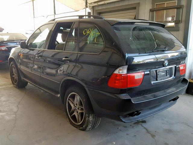 5UXFB335X3LH44643 - 2003 BMW X5 4.4I BLACK photo 3
