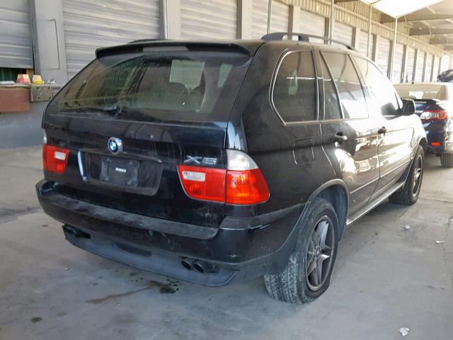 5UXFB335X3LH44643 - 2003 BMW X5 4.4I BLACK photo 4