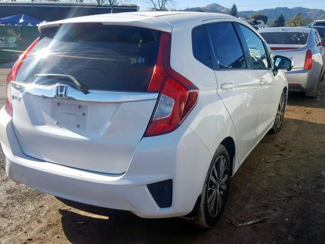 3HGGK5H89FM757700 - 2015 HONDA FIT EX WHITE photo 4