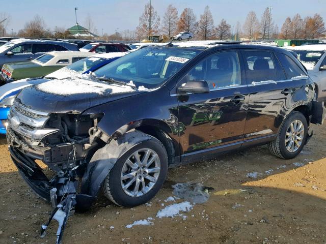 2FMDK4KC7DBB06102 - 2013 FORD EDGE LIMIT BLACK photo 2