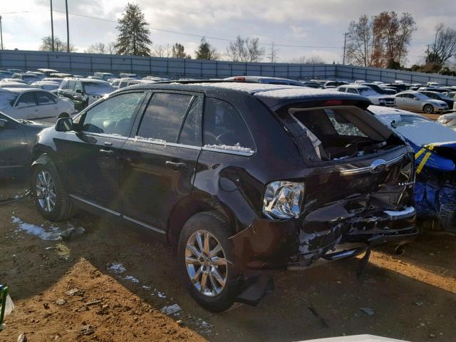 2FMDK4KC7DBB06102 - 2013 FORD EDGE LIMIT BLACK photo 3