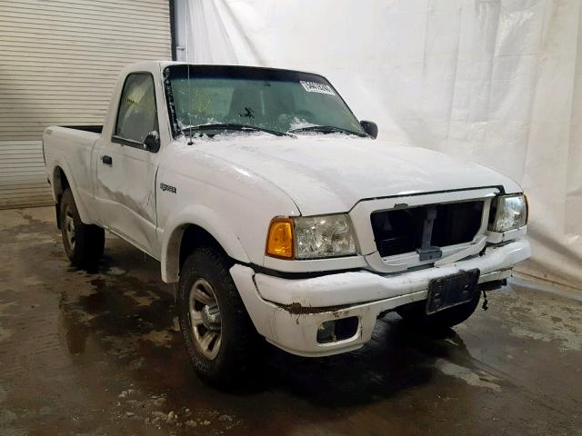 1FTYR10U25PA04888 - 2005 FORD RANGER WHITE photo 1