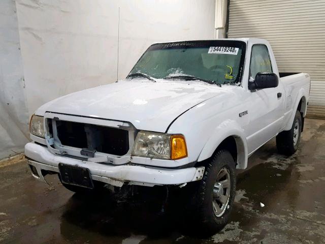 1FTYR10U25PA04888 - 2005 FORD RANGER WHITE photo 2