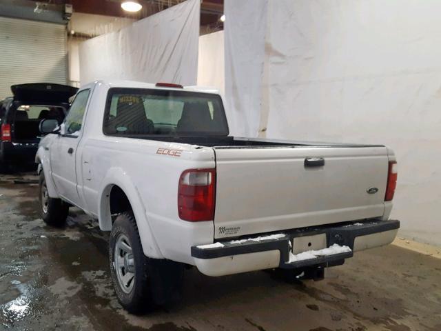 1FTYR10U25PA04888 - 2005 FORD RANGER WHITE photo 3