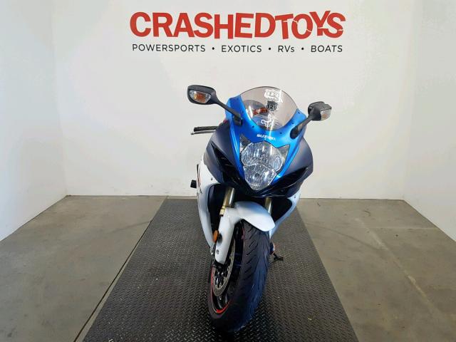 JS1GR7MA5B2103206 - 2011 SUZUKI GSX750 BLUE photo 2