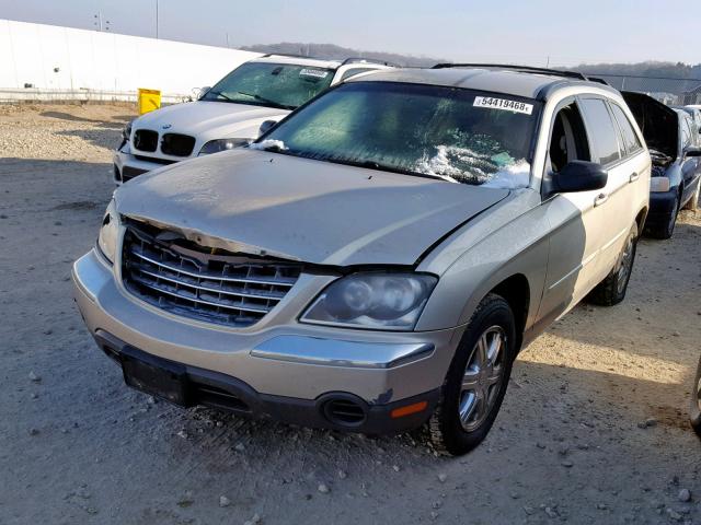 2C4GM68465R657122 - 2005 CHRYSLER PACIFICA T BEIGE photo 2