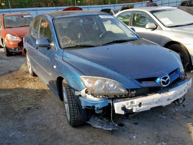 JM1BK344071697451 - 2007 MAZDA 3 HATCHBAC BLUE photo 1