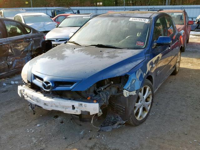 JM1BK344071697451 - 2007 MAZDA 3 HATCHBAC BLUE photo 2