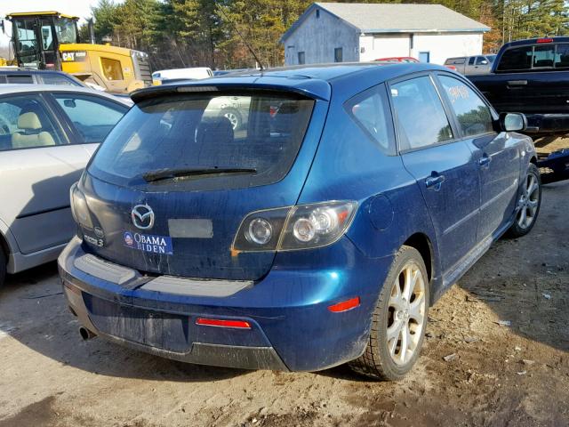 JM1BK344071697451 - 2007 MAZDA 3 HATCHBAC BLUE photo 4