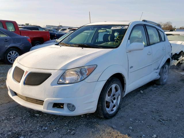 5Y2SL63825Z460381 - 2005 PONTIAC VIBE WHITE photo 2