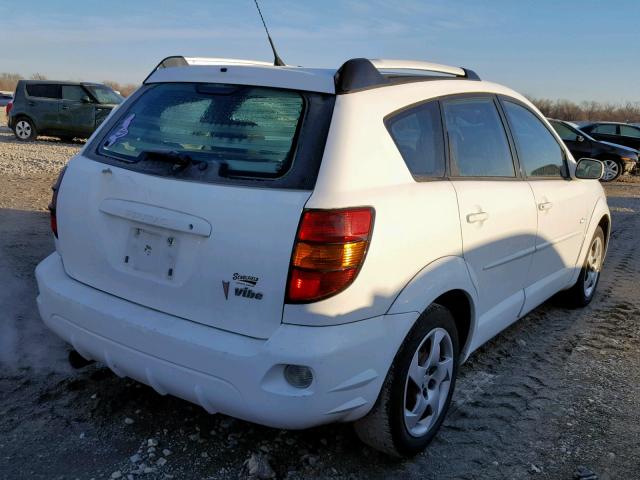 5Y2SL63825Z460381 - 2005 PONTIAC VIBE WHITE photo 4