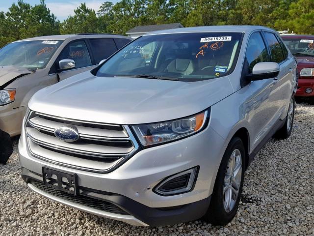 2FMPK3K94HBB17477 - 2017 FORD EDGE TITAN SILVER photo 2