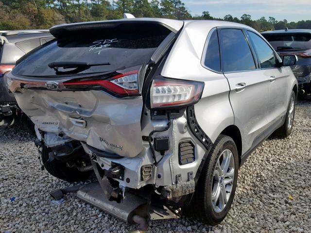 2FMPK3K94HBB17477 - 2017 FORD EDGE TITAN SILVER photo 4