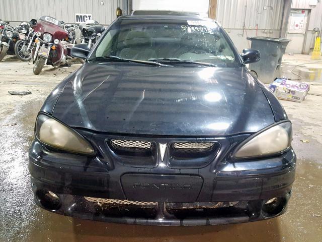 1G2NW12E8XM794224 - 1999 PONTIAC GRAND AM G BLACK photo 9