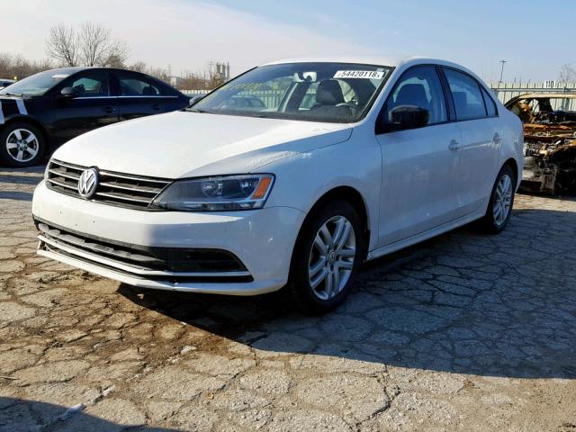 3VW1K7AJ0FM201818 - 2015 VOLKSWAGEN JETTA BASE Սպիտակ լուսանկար 2