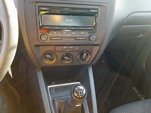 3VW1K7AJ0FM201818 - 2015 VOLKSWAGEN JETTA BASE Սպիտակ լուսանկար 9