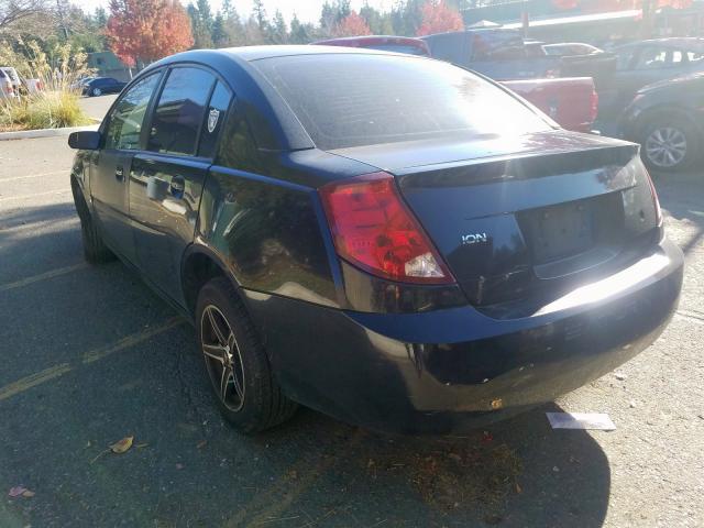 1G8AJ55F27Z151675 - 2007 SATURN ION LEVEL BLACK photo 3