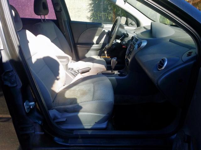 1G8AJ55F27Z151675 - 2007 SATURN ION LEVEL BLACK photo 5
